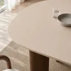 Nova Eettafel Deens ovaal Walnoot/Zand 200 cm