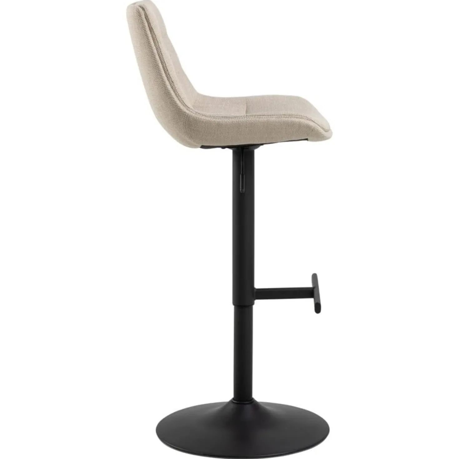 Novaro Barkruk Beige Stof