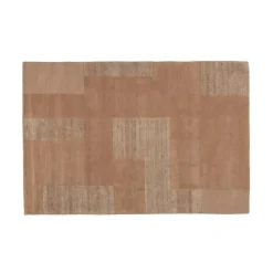 Noven Handgeweven Vloerkleed Wol/Katoen Zand 170x240cm