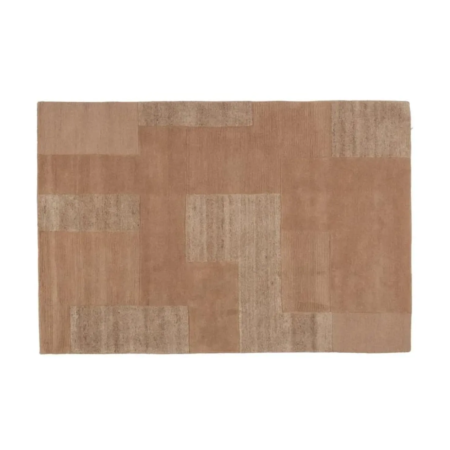 Noven Handgeweven Vloerkleed Wol/Katoen Zand 170x240cm