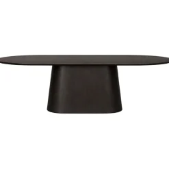 Novero Eettafel Espresso eiken ovaal 280cm