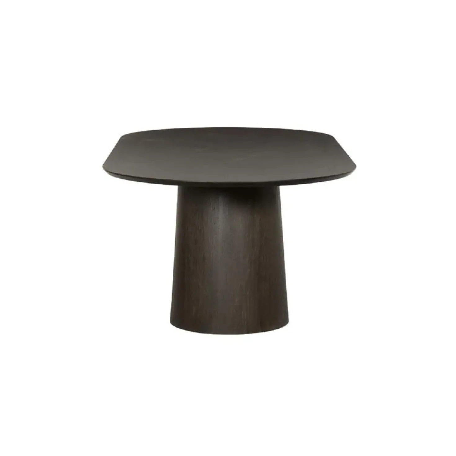 Novero Eettafel Espresso eiken ovaal 280cm
