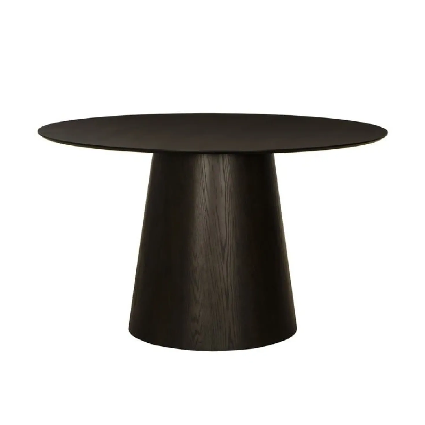Novero Eettafel rond Espresso eiken 130cm