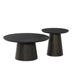 Novero Salontafel Espresso eiken 80cm rond