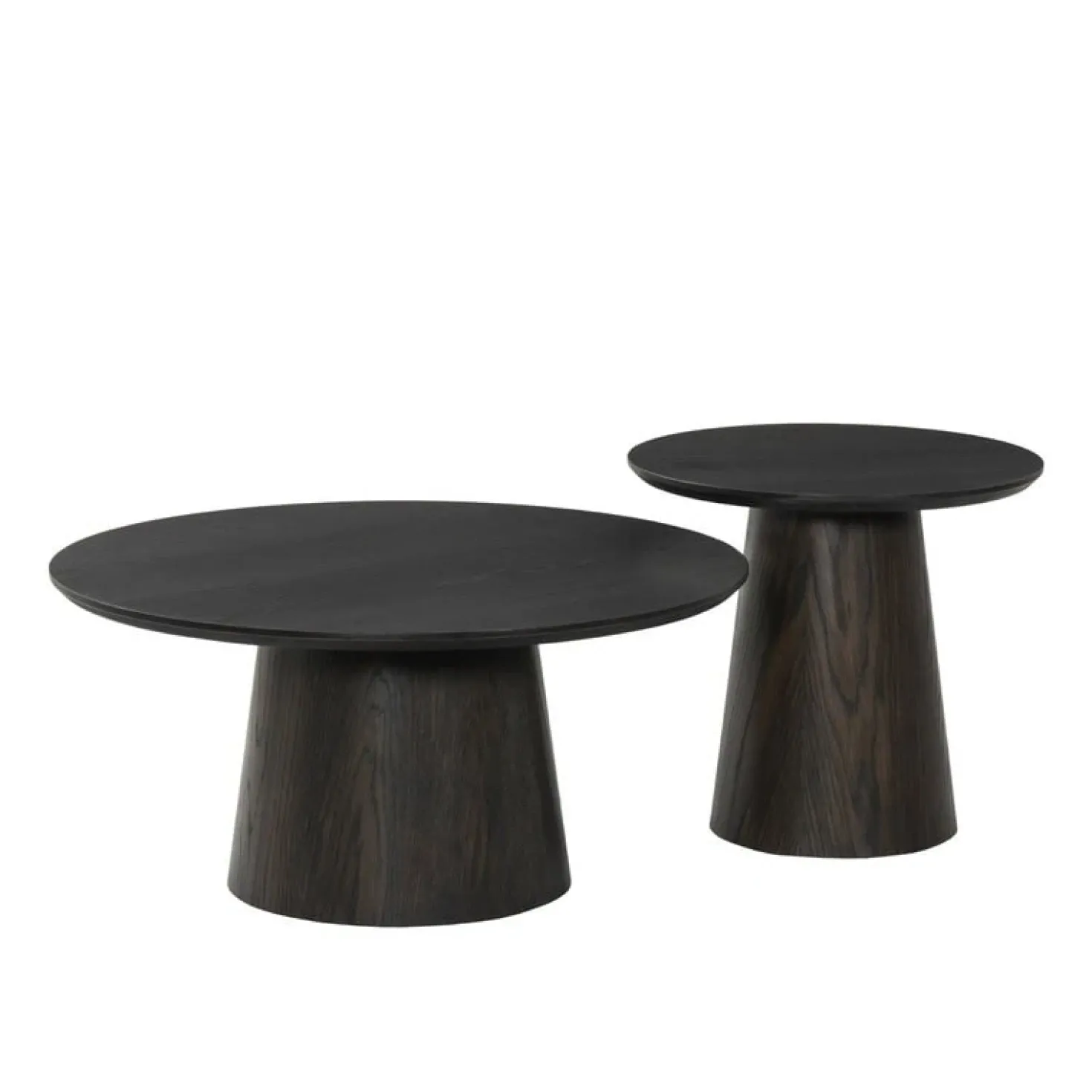 Novero Salontafel Espresso eiken 80cm rond
