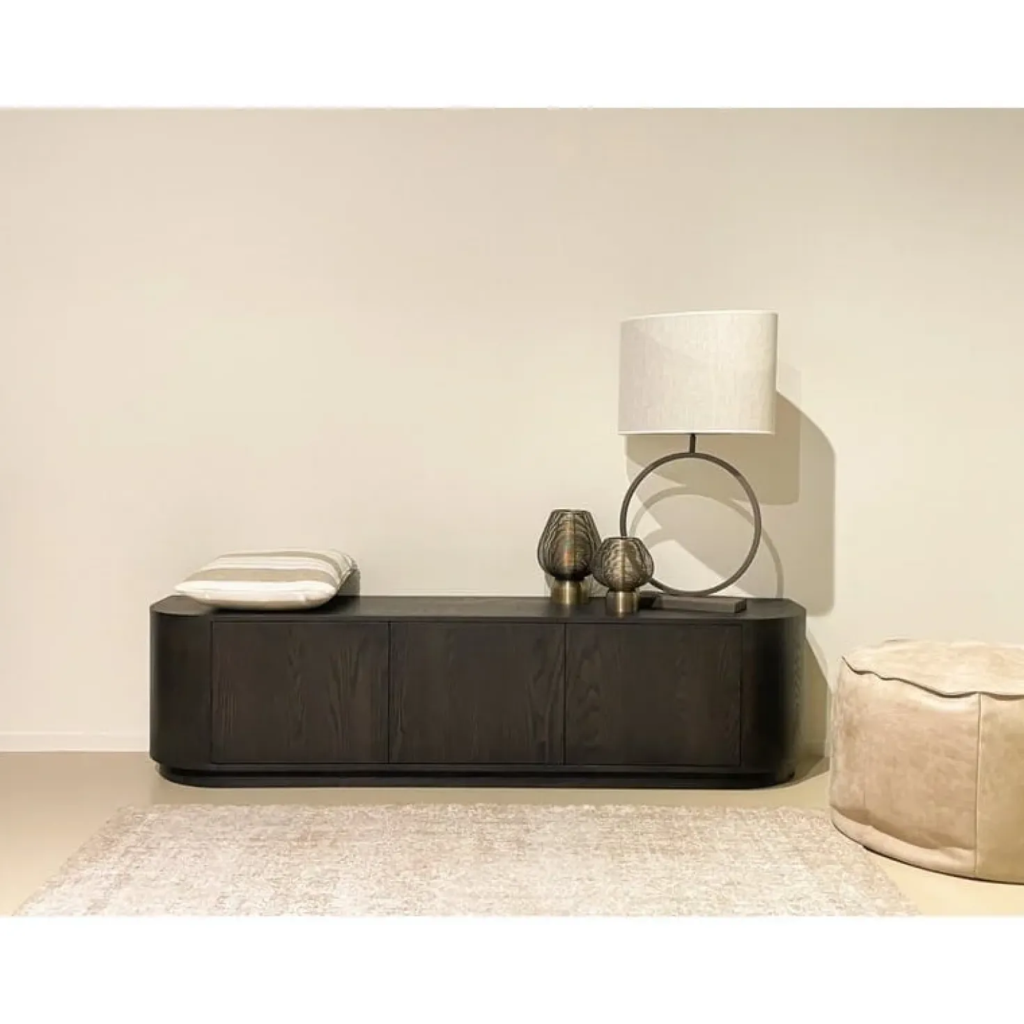 Novero Tv meubel Espresso eiken 180cm