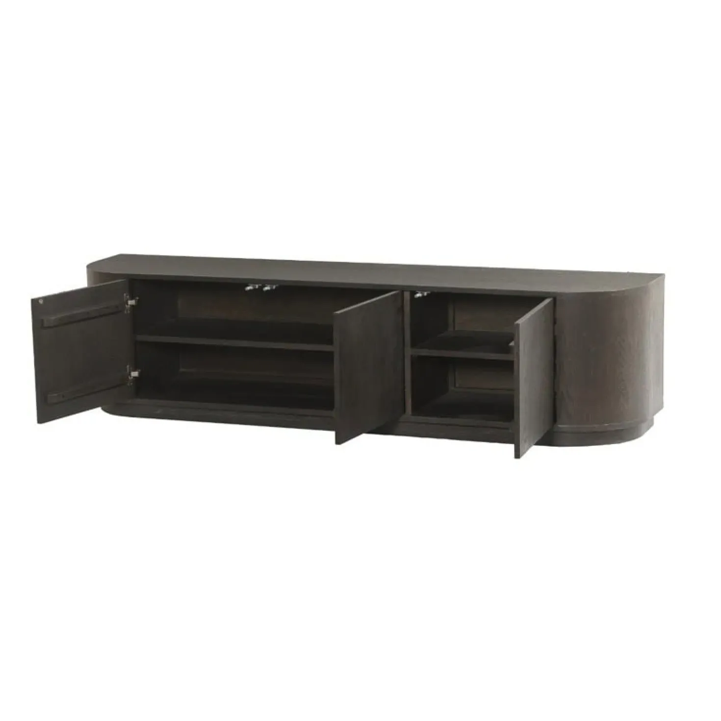 Novero Tv meubel Espresso eiken 180cm