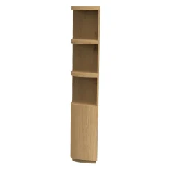 Novero Vakkenkast naturel eiken 145cm