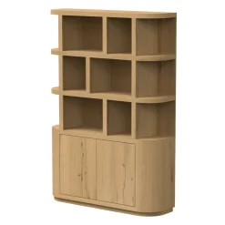 Novero Vakkenkast naturel eiken 145cm