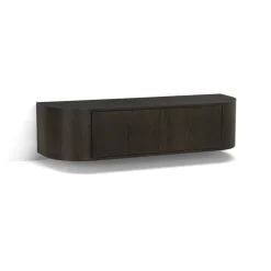 Novero Zwevend Tv meubel Espresso eiken 140cm