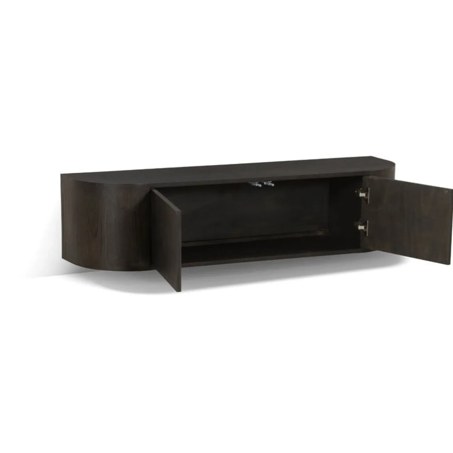 Novero Zwevend Tv meubel Espresso eiken 140cm
