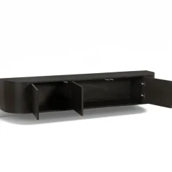 Novero Zwevend Tv meubel Espresso eiken 180cm