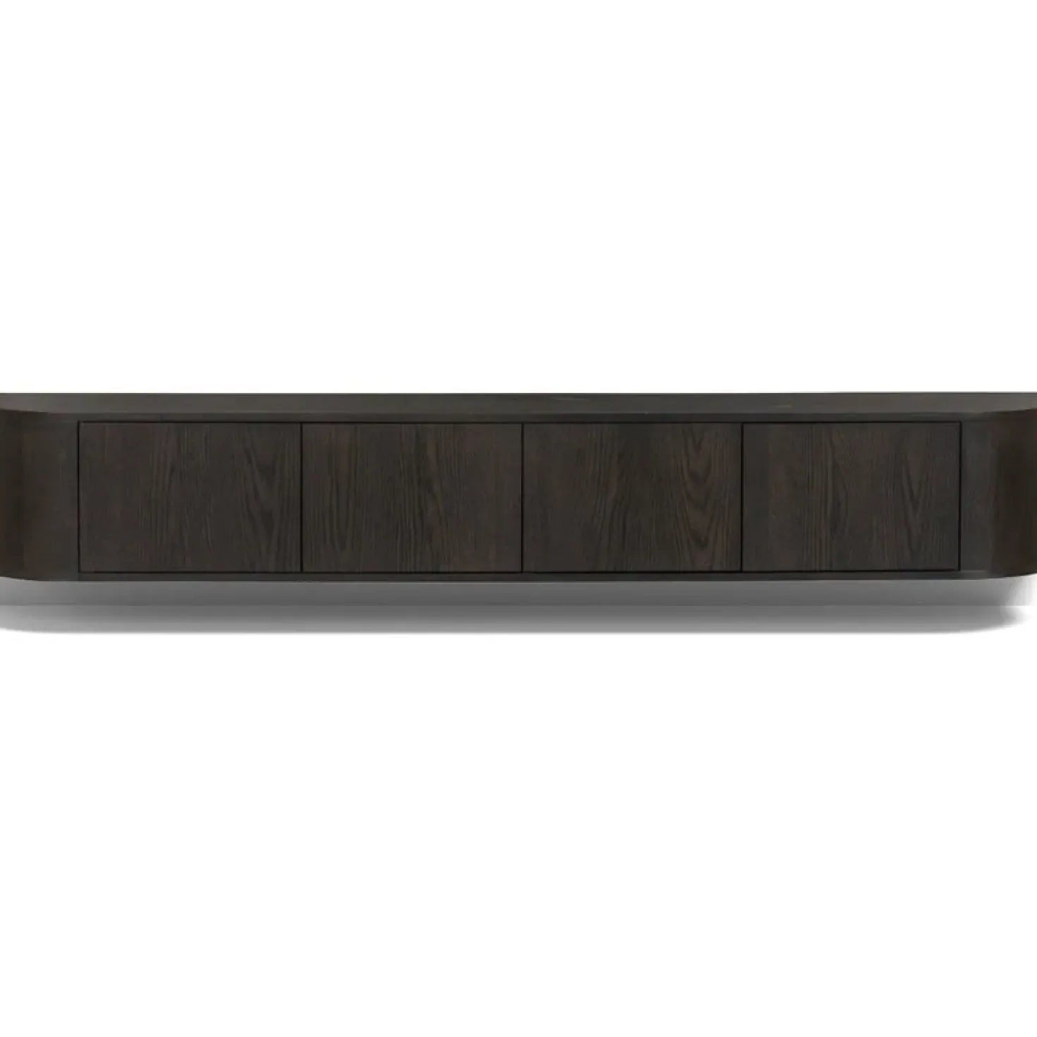 Novero Zwevend Tv meubel Espresso eiken 220cm