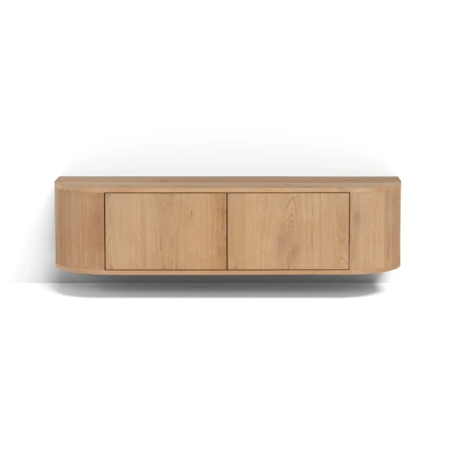 Novero Zwevend Tv meubel naturel eiken 140cm