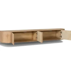 Novero Zwevend Tv meubel naturel eiken 220cm