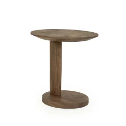 Novia Bijzettafel Lichtbruin mangohout 50cm