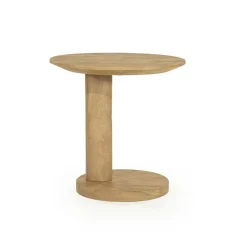 Novia Bijzettafel Naturel mangohout 50cm