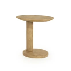 Novia Bijzettafel Naturel mangohout 50cm