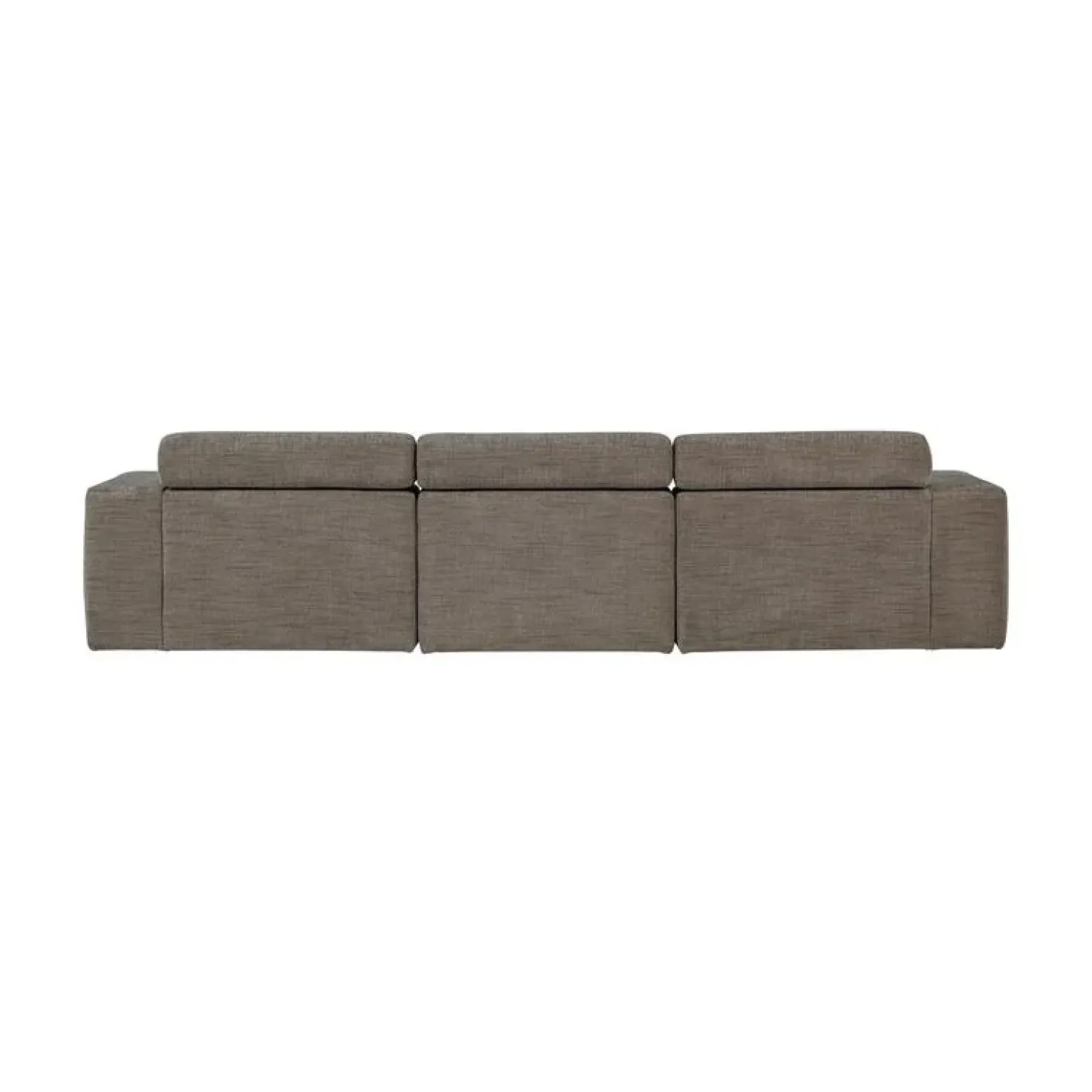 Novi Chaise Longue Bank Links Grijs Melange