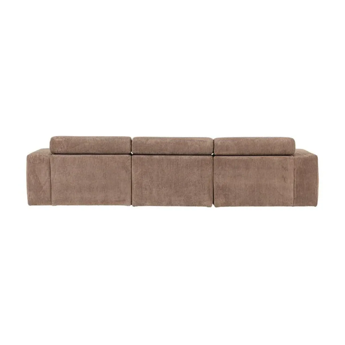 Novi Chaise Longue Bank Links Ribstof Taupe