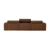 Novi Chaise Longue Bank Rechts Bouclé Mokkabruin