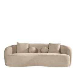 Novo 3-zits Bank Clay stof