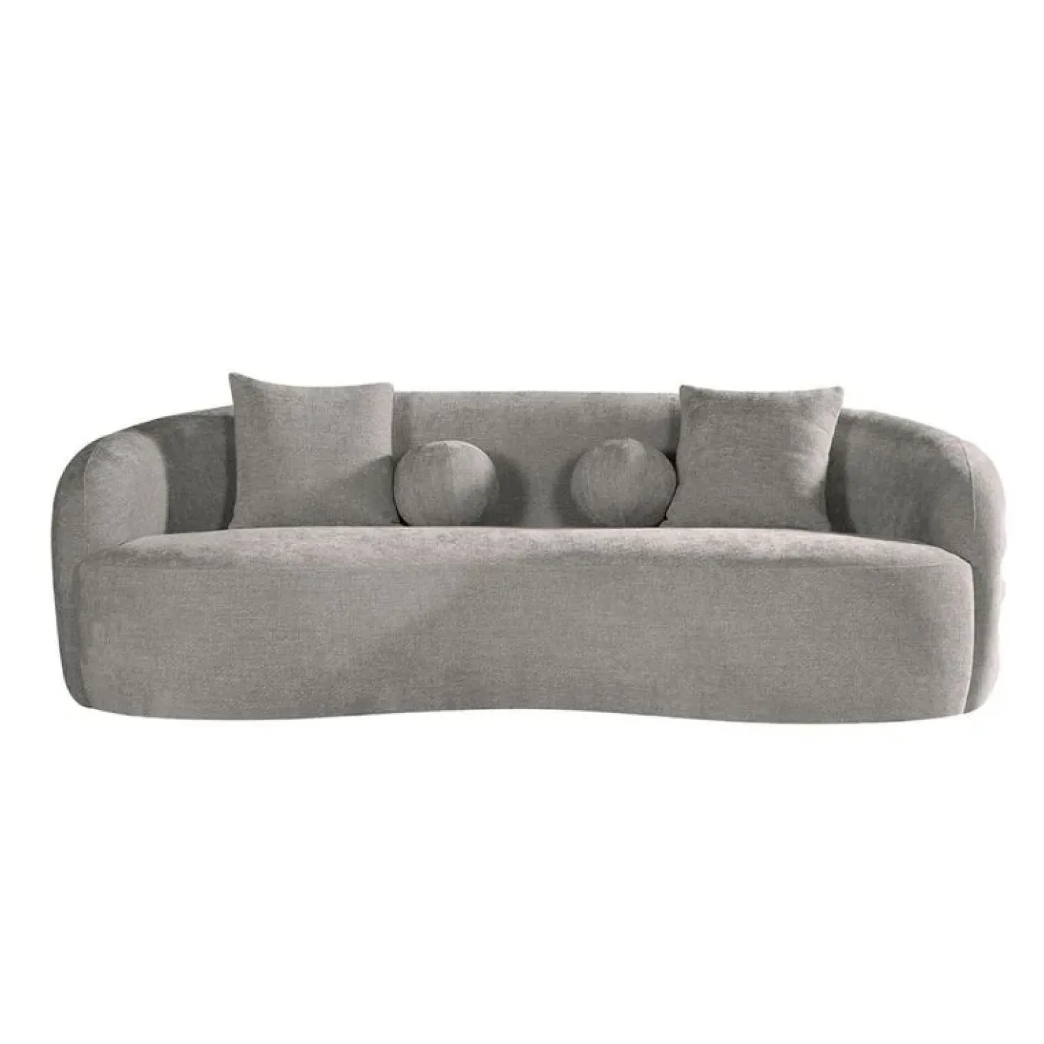 Novo 3-zits Bank Stone stof