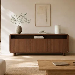 Nox dressoir 180 cm walnoot
