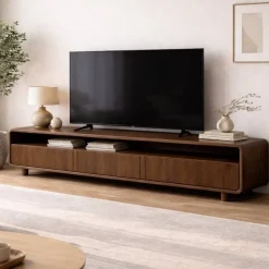 Nox Tv meubel Walnoot 220 cm