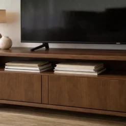 Nox Tv meubel Walnoot 220 cm