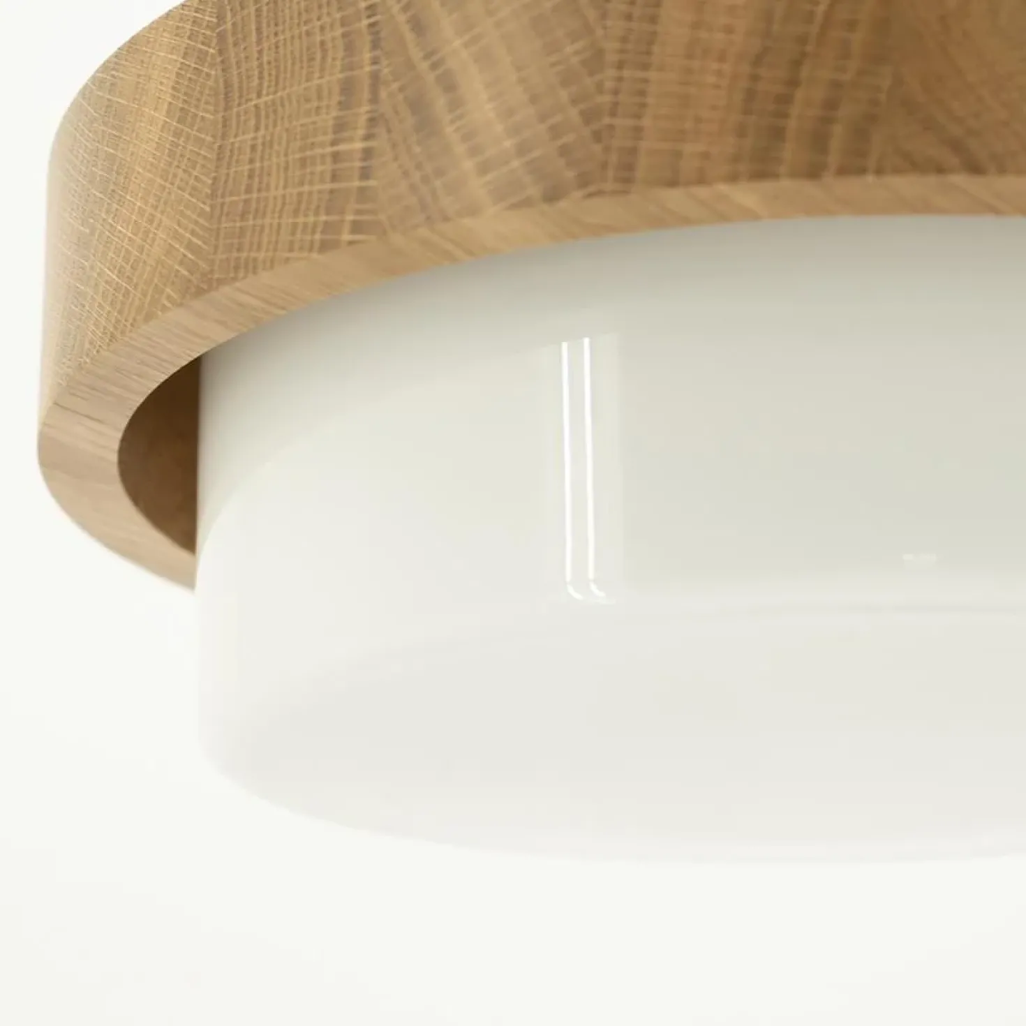 Oaka 1-lichts Hanglamp Hout
