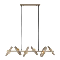 Octavia 6-lichts Hanglamp Beige