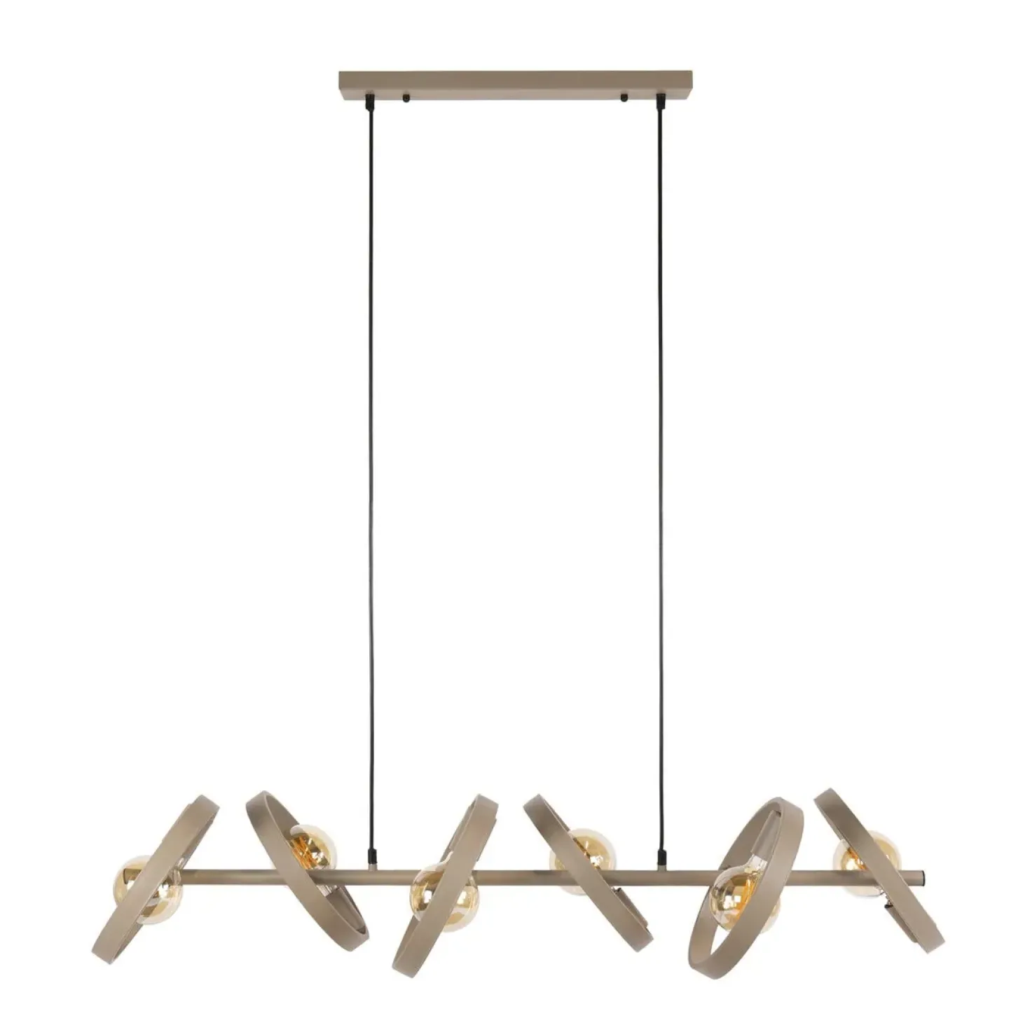 Octavia 6-lichts Hanglamp Beige