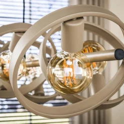 Octavia 8-lichts Hanglamp Beige
