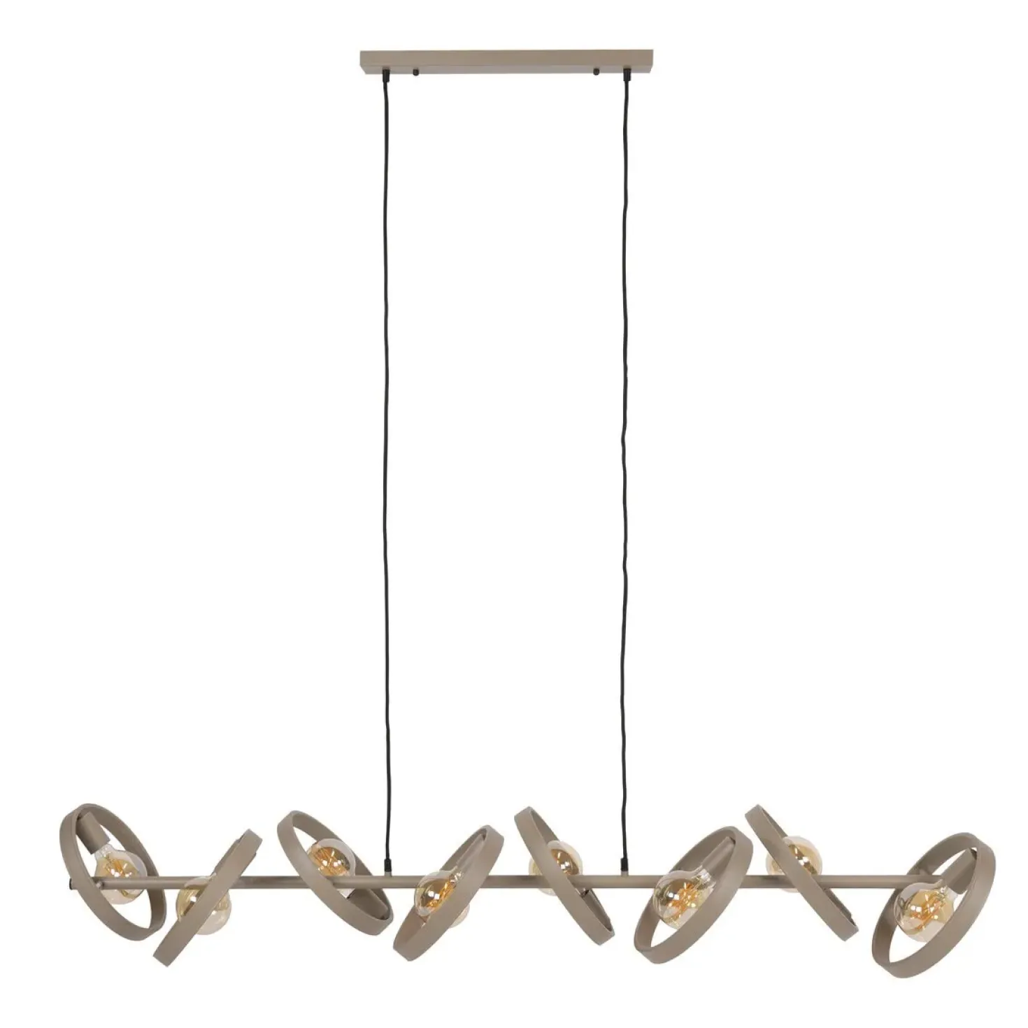 Octavia 8-lichts Hanglamp Beige
