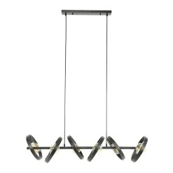 Octavia 6-lichts hanglamp industrieel