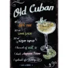 Old Cuban - metalen bord