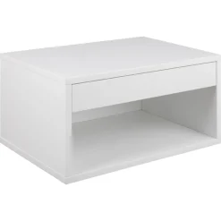 Olira zwevend Nachtkastje Wit 50cm