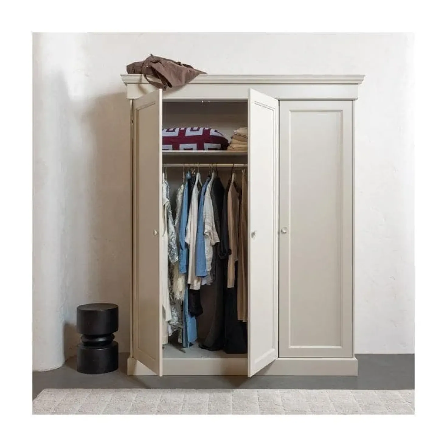 Olivia Kledingkast Dennenhout Dust 171cm