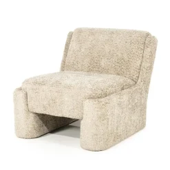 Omla Fauteuil Taupe Stof