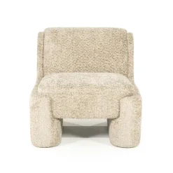 Omla Fauteuil Taupe Stof