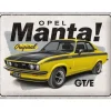 Opel Manta GT/E - metalen bord