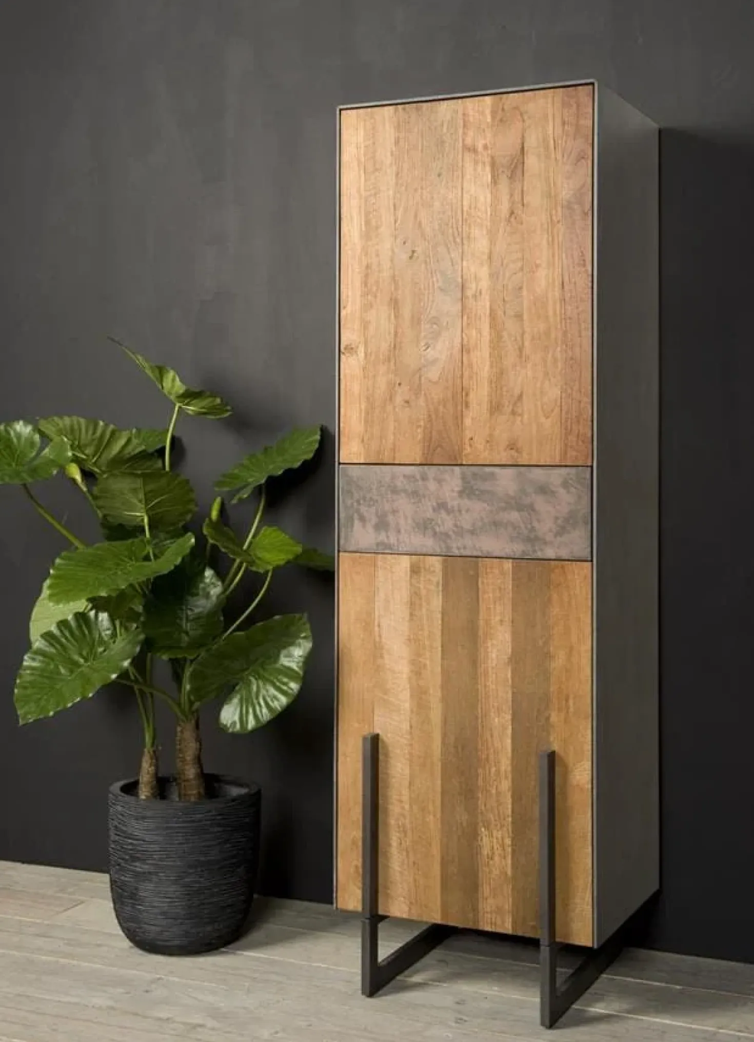 Ora Wandkast Teakhout 57 cm