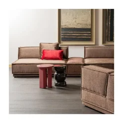 Orivo Bijzettafel rond Roodroze 40cm