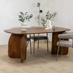 Orla Eettafel Walnoot Deens Ovaal 200cm