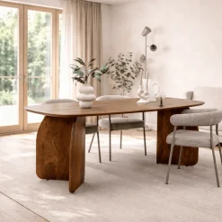 Orla Eettafel Walnoot Deens Ovaal 200cm