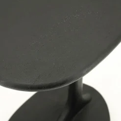 Oscar Bijzettafel mangohout Zwart 40cm
