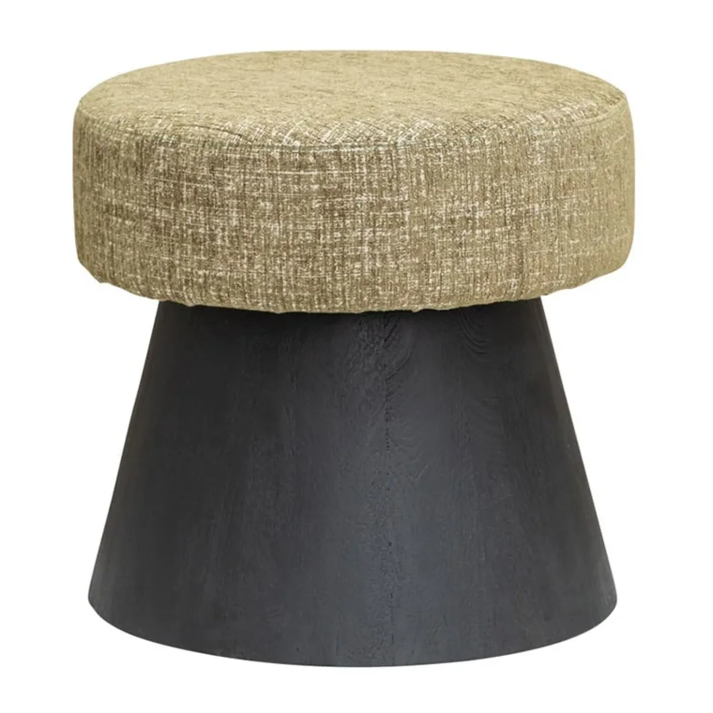 Ossana hocker - fabric Memphis 18 - round 50x50x50Black base