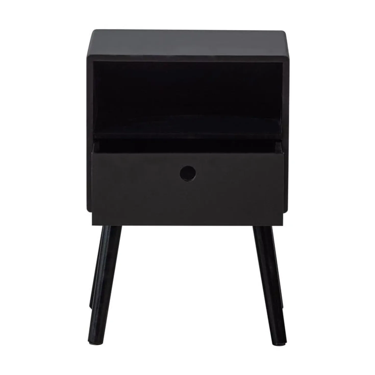 Ozzy Nachtkastje MDF Zwart 36cm