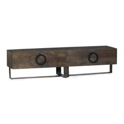 Padua TV meubel mangohout 2 deurs 200cm